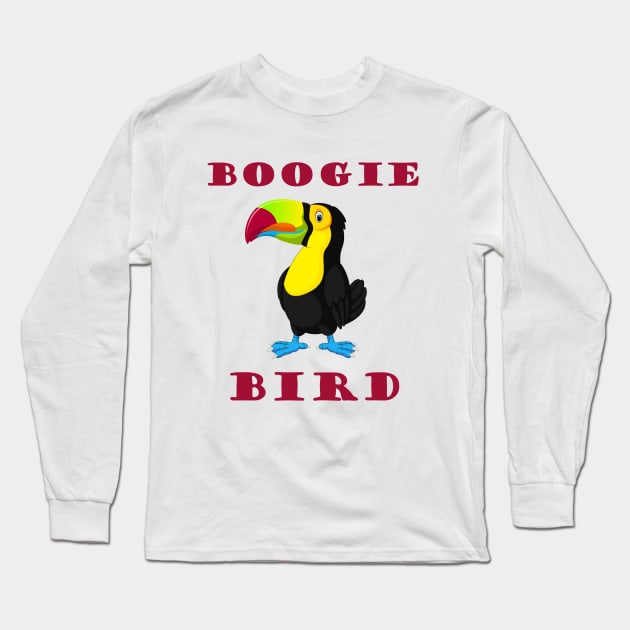 Boogie Bird Long Sleeve T-Shirt by ZippyTees